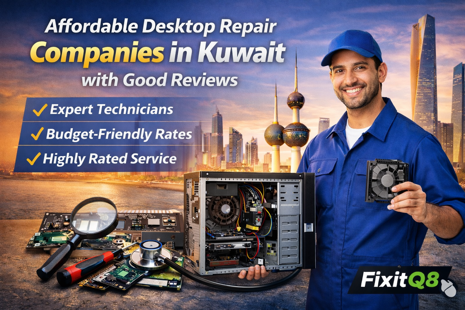 Affordable Desktop Repair Companies in Kuwait with Good Reviews