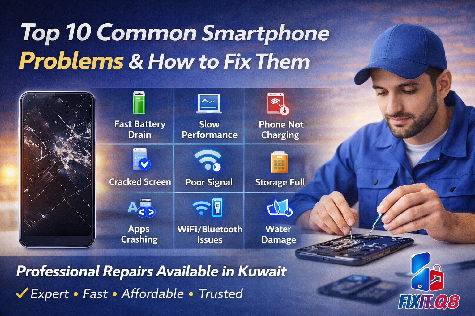 Top 10 Most Common Smartphone Problems & How to Fix Them