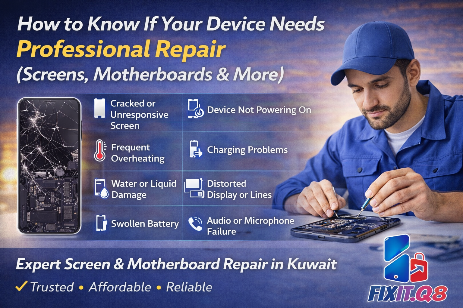 How to Know If Your Device Needs Professional Repair (Screens, Motherboards & More)