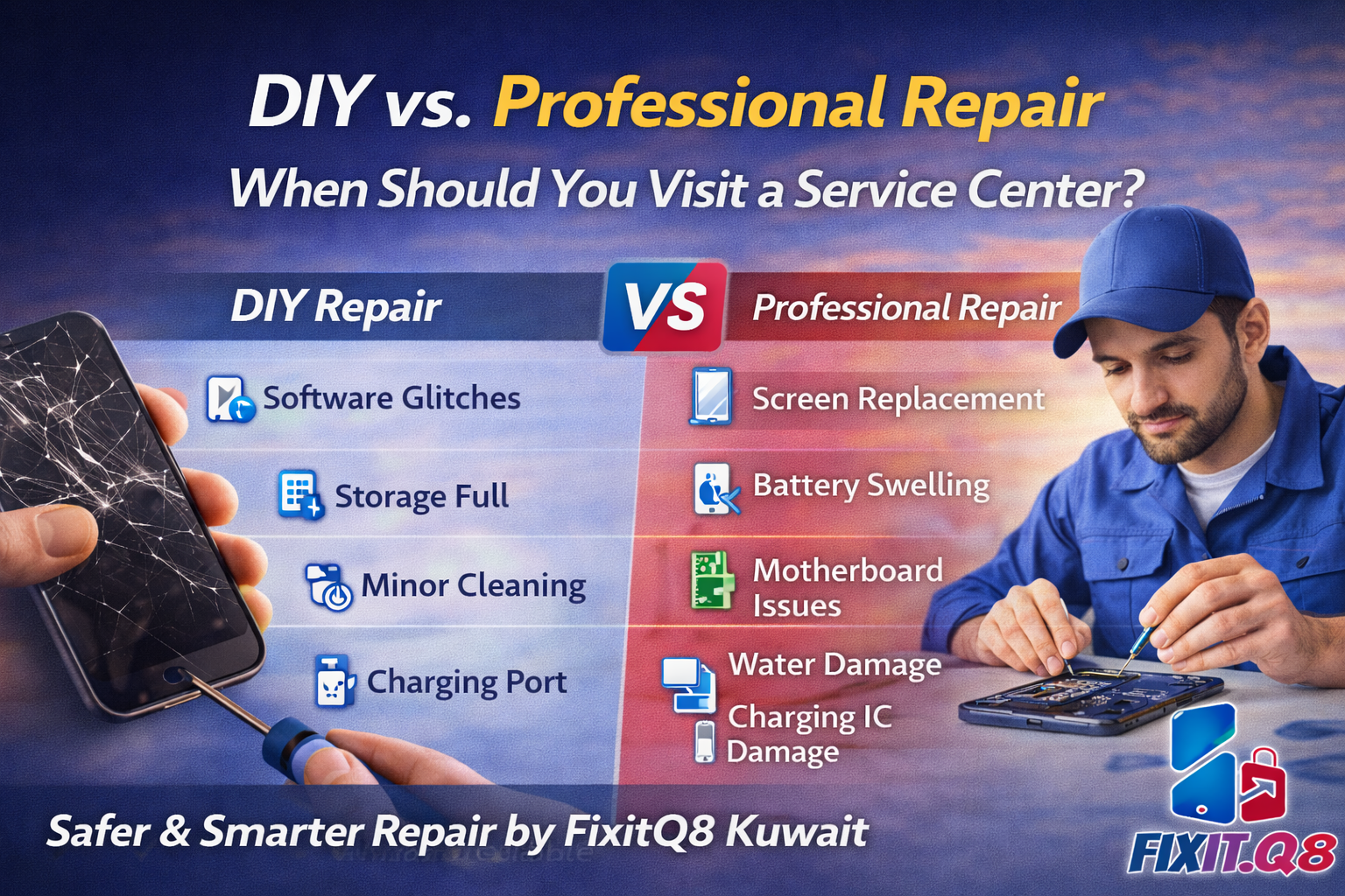 DIY vs. Professional Repair: When Should You Visit a Service Center?