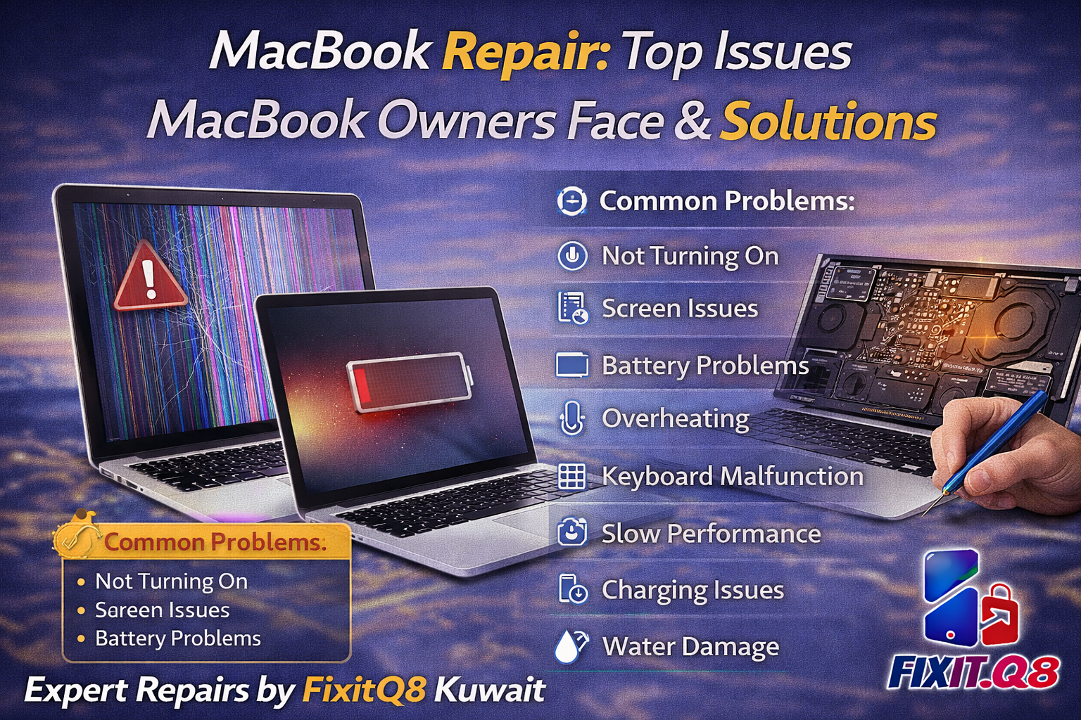 MacBook Repair: Top Issues MacBook Owners Face & Solutions